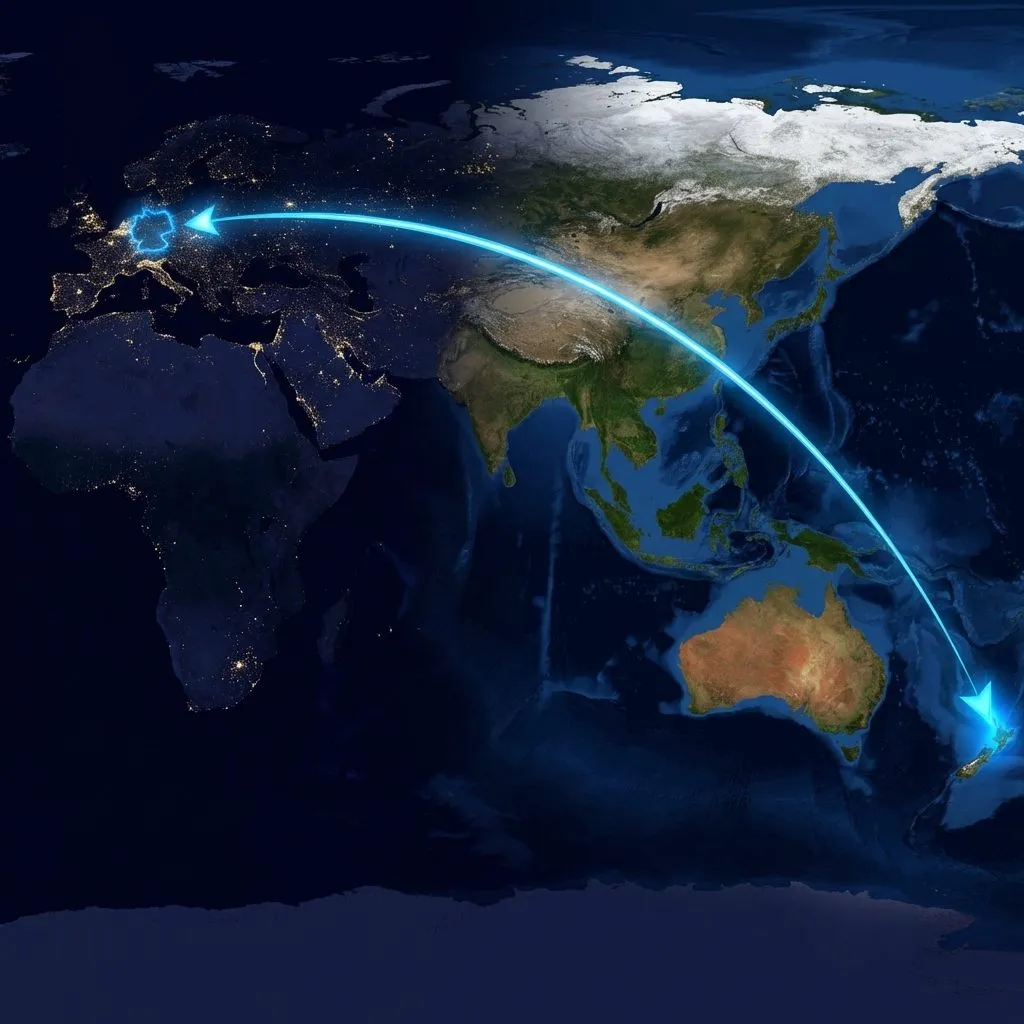 OCENOX - Verbindung Europa Neuseeland