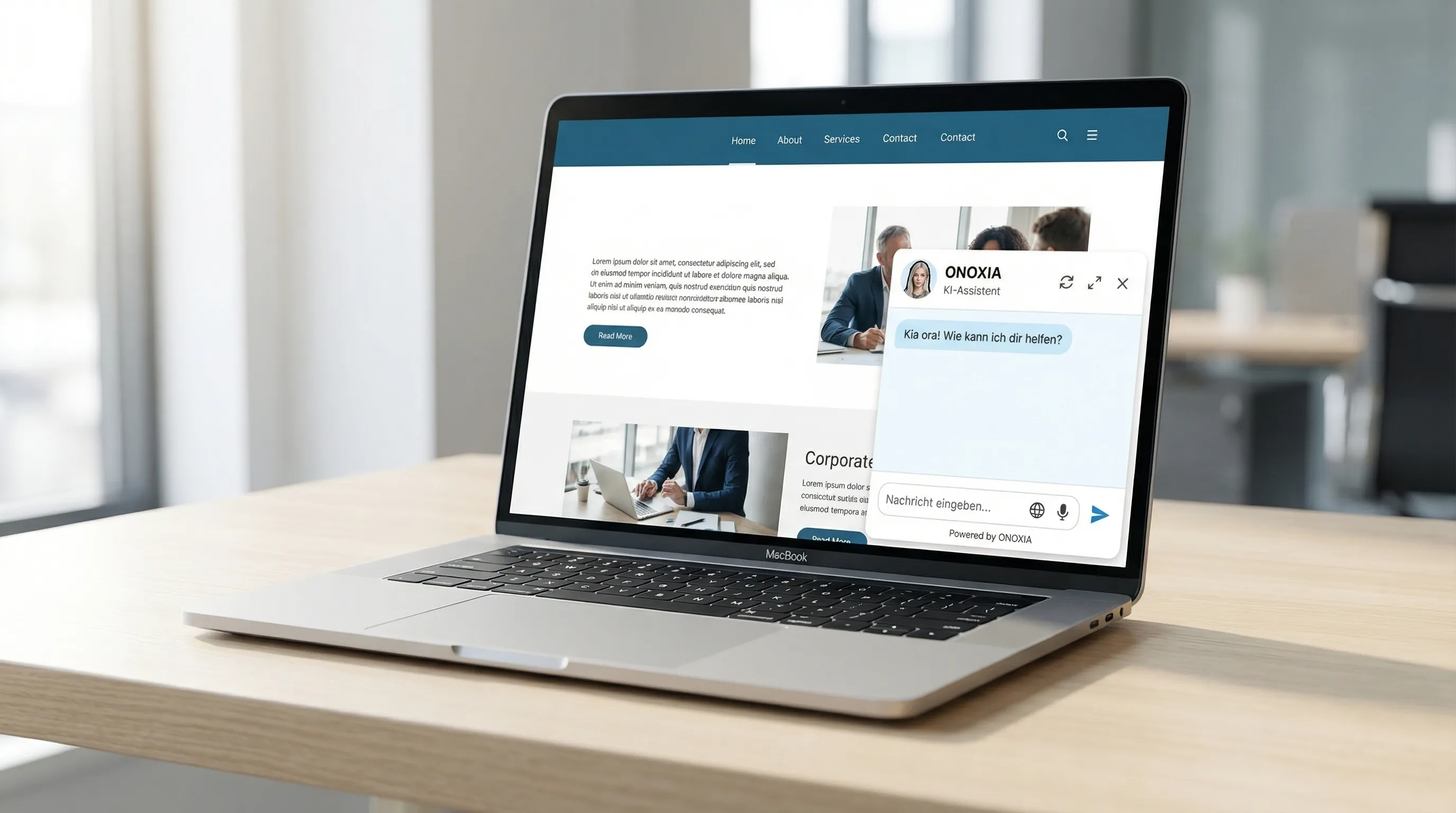 ONOXIA — AI Chatbot for Websites