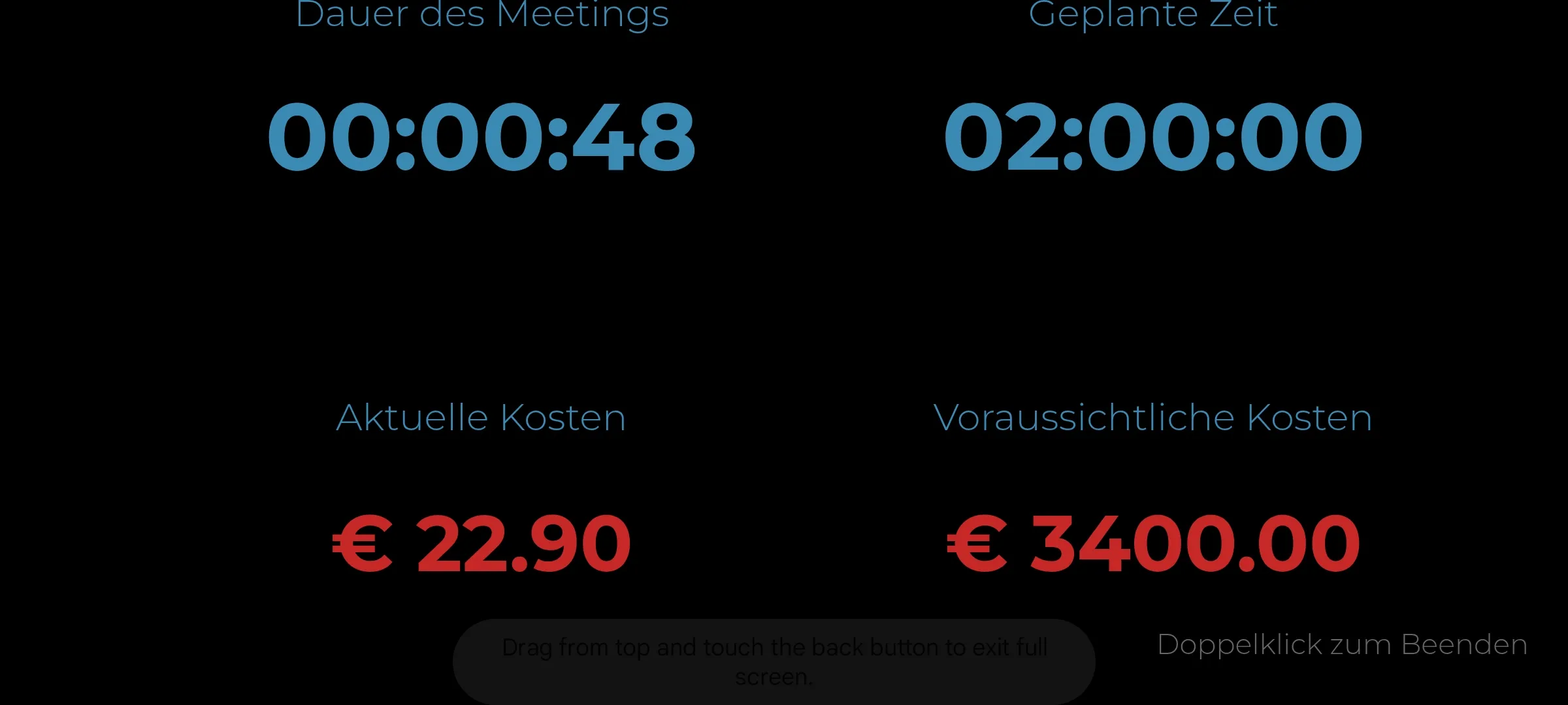 TCM Meeting Timer